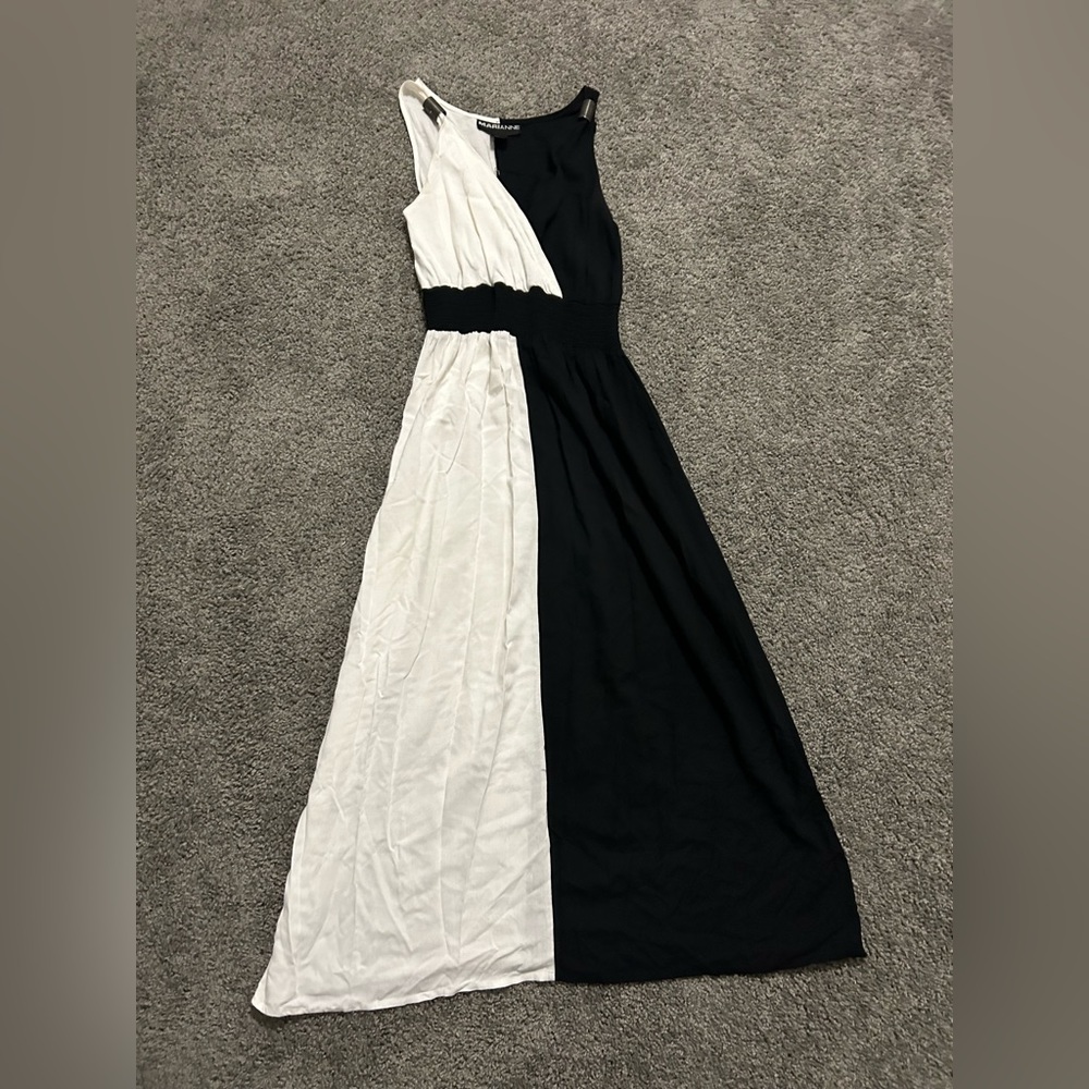 Black and white dress
